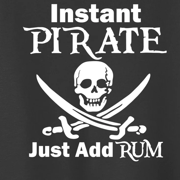 Instant Pirate Just Add Rum Skull Crosswords Toddler T-Shirt