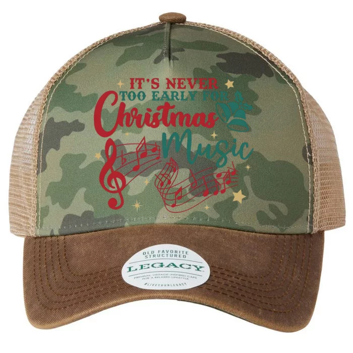 Its Never Too Early For Christmas Music Musical Legacy Tie Dye Trucker Hat