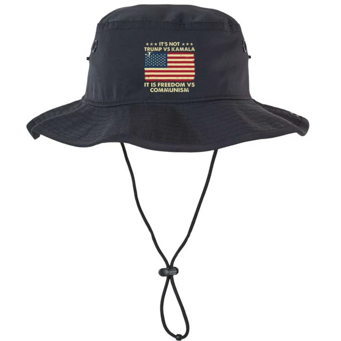 Its Not Trump Vs Kamala Its Freedom Vs Communism Legacy Cool Fit Booney Bucket Hat