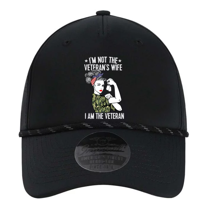 Im Not The Veterans Wife Im The Veteran Day Patriotic Gift Performance The Dyno Cap