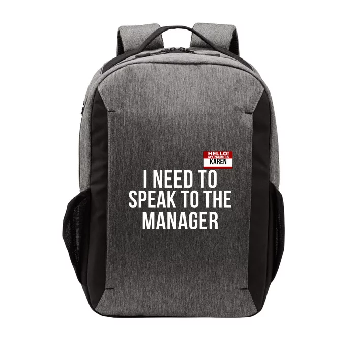 I Need To Speak To The Manager Karen Halloween Costume Funny Halloween Karen Vector Backpack