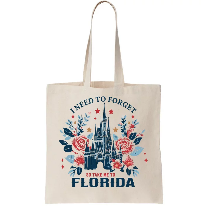 I Need To Forget Florida Tote Bag