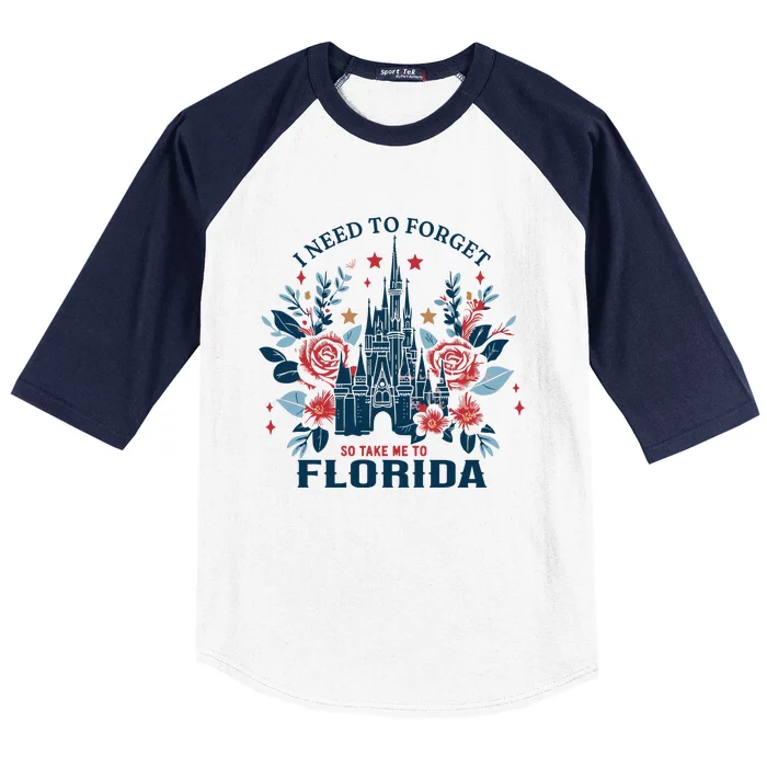 I Need To Forget Florida Baseball Sleeve Shirt