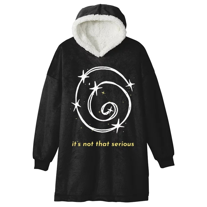 It's Not That Serious Spiral Galaxy Universe Cosmic Simple Hooded Wearable Blanket