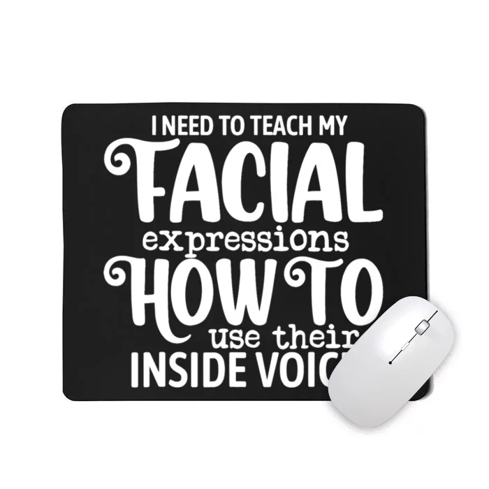 I Need To Teach My Facial Expressions How To Use Their Voice Mousepad