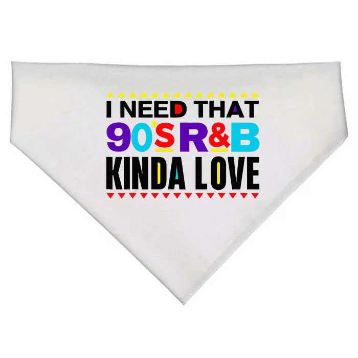 I Need That 90S R&B Kinda Love 90s Kinda Girl Retro USA-Made Doggie Bandana