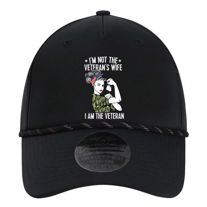 Im Not The Veterans Wife Im The Veteran Day Patriotic Gift Performance The Dyno Cap