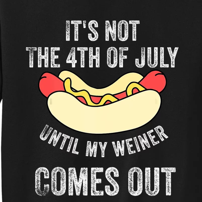 Its Not The 4th Of July Until My Weiner Comes Out Sweatshirt