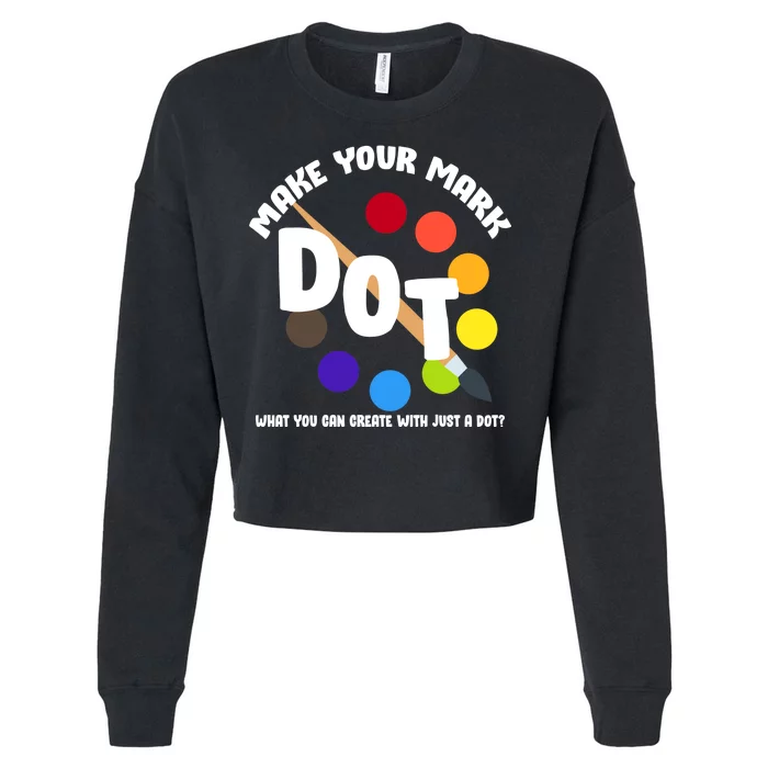 International Dot Day September 15 Cropped Pullover Crew