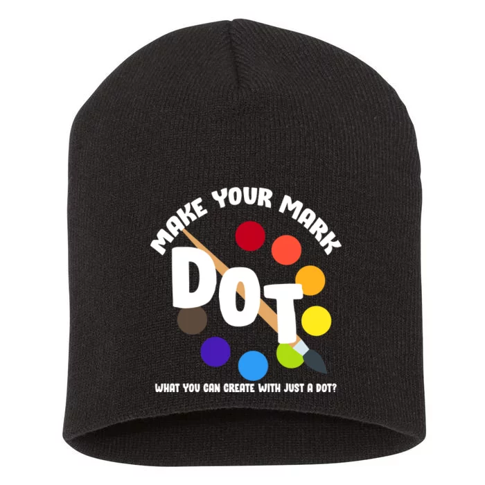 International Dot Day September 15 Short Acrylic Beanie