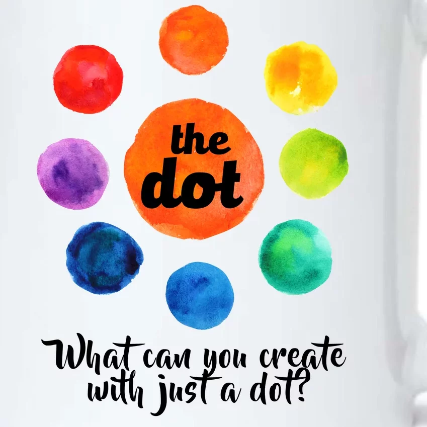 International Dot Day What Can You Create Black Color Changing Mug