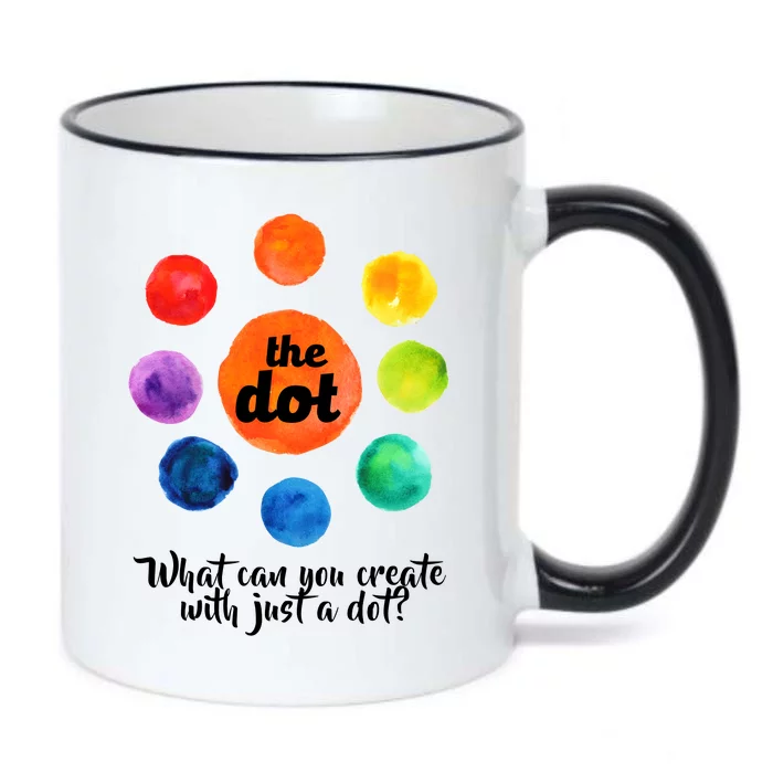 International Dot Day What Can You Create Black Color Changing Mug