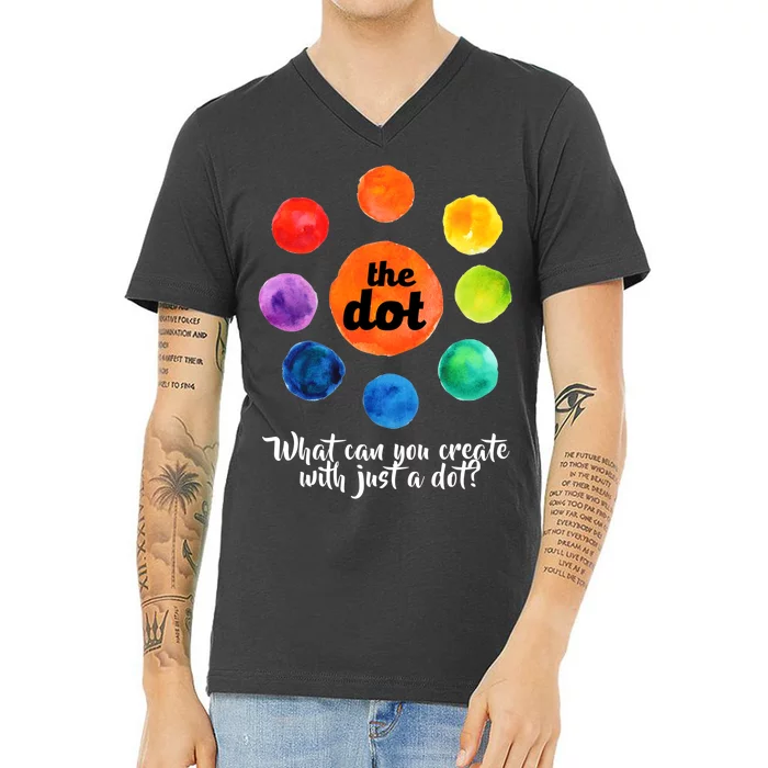 International Dot Day What Can You Create V-Neck T-Shirt