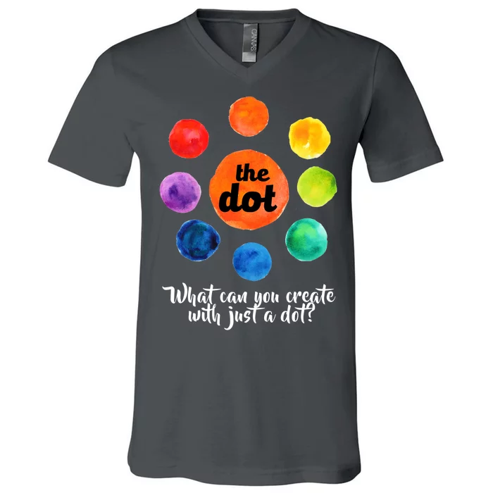 International Dot Day What Can You Create V-Neck T-Shirt