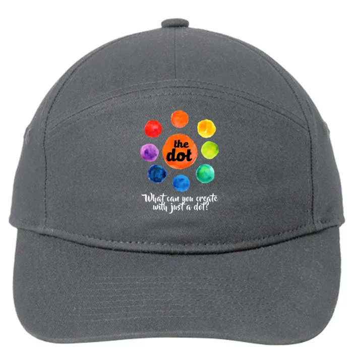 International Dot Day What Can You Create 7-Panel Snapback Hat