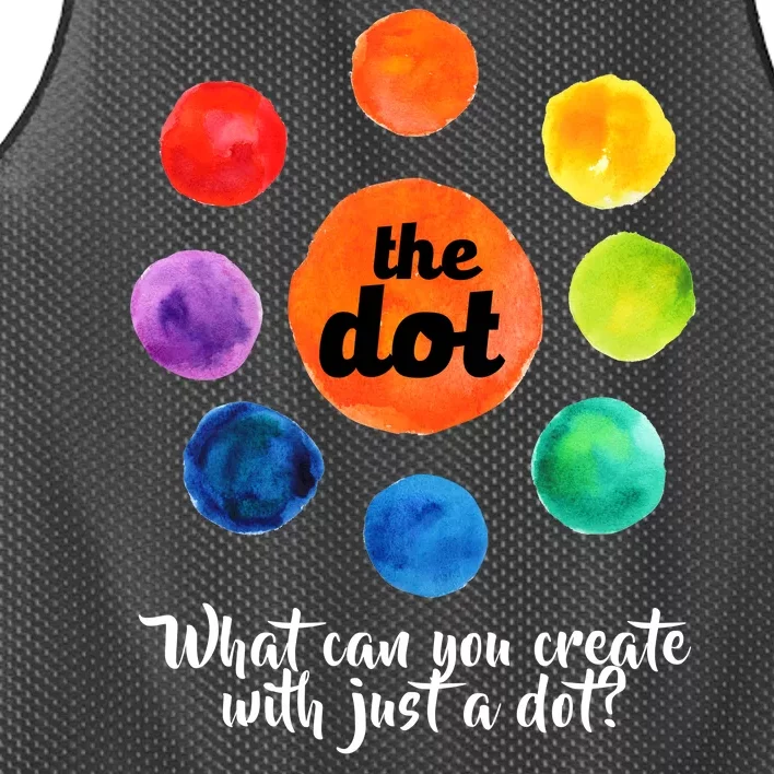 International Dot Day What Can You Create Mesh Reversible Basketball Jersey Tank