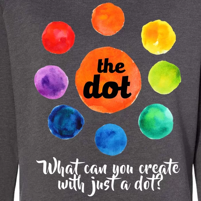 International Dot Day What Can You Create Womens California Wash Sweatshirt