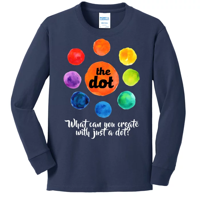 International Dot Day What Can You Create Kids Long Sleeve Shirt