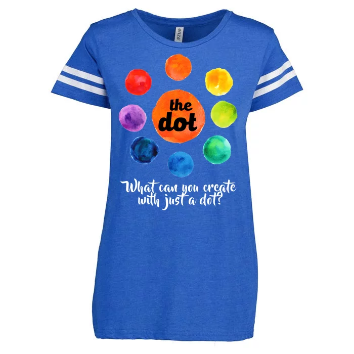 International Dot Day What Can You Create Enza Ladies Jersey Football T-Shirt