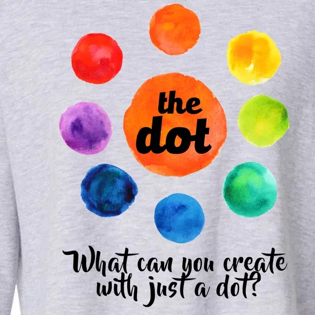 International Dot Day What Can You Create Cropped Pullover Crew