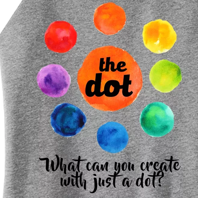 International Dot Day What Can You Create Women’s Perfect Tri Rocker Tank