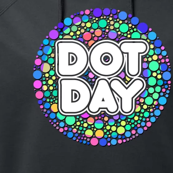 International Polka Dot Day Performance Fleece Hoodie