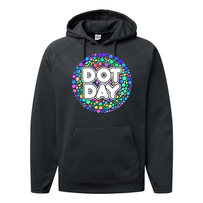 International Polka Dot Day Performance Fleece Hoodie