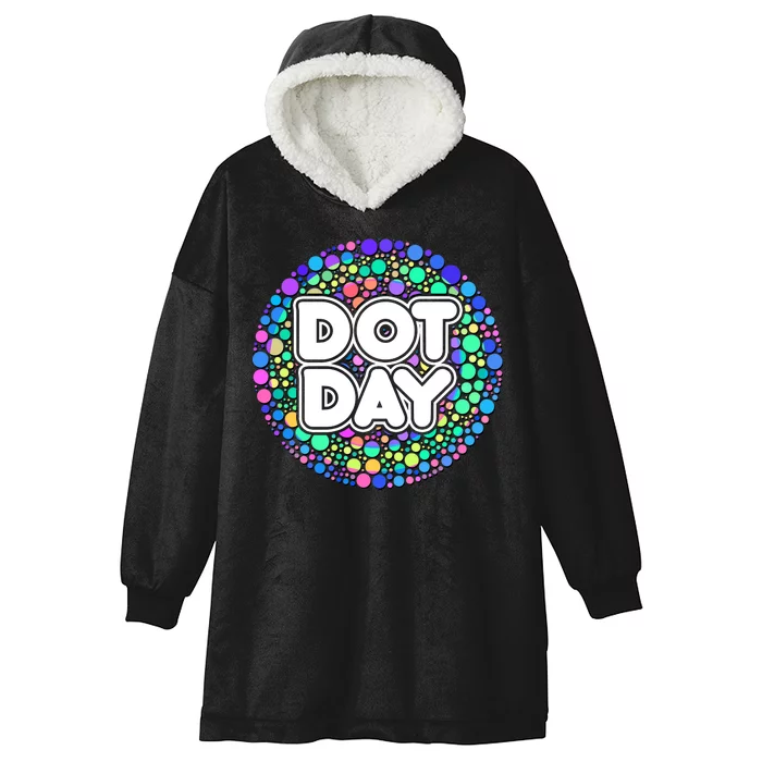 International Polka Dot Day Hooded Wearable Blanket