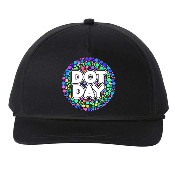 International Polka Dot Day Snapback Five-Panel Rope Hat