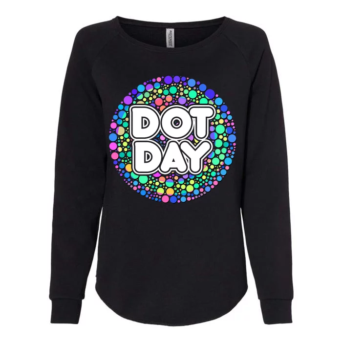 International Polka Dot Day Womens California Wash Sweatshirt