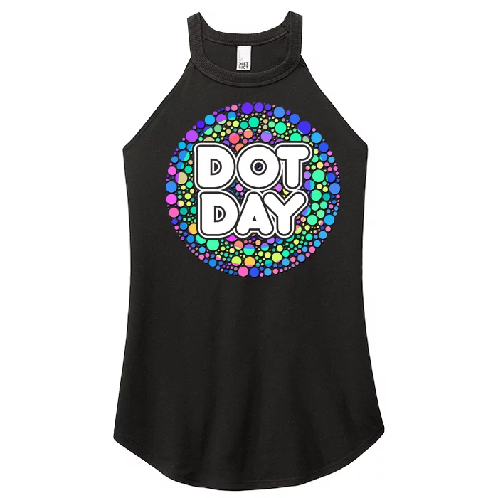 International Polka Dot Day Women’s Perfect Tri Rocker Tank