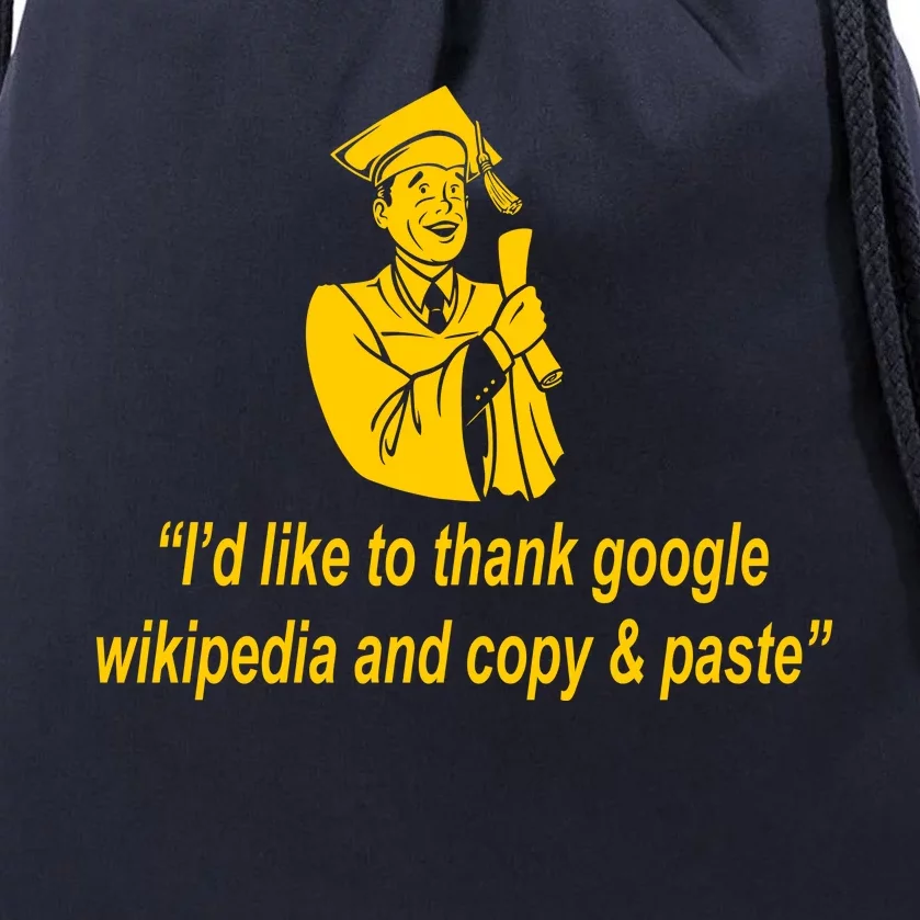 Internet Graduate Drawstring Bag