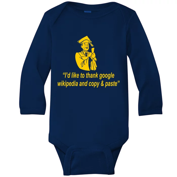 Internet Graduate Baby Long Sleeve Bodysuit