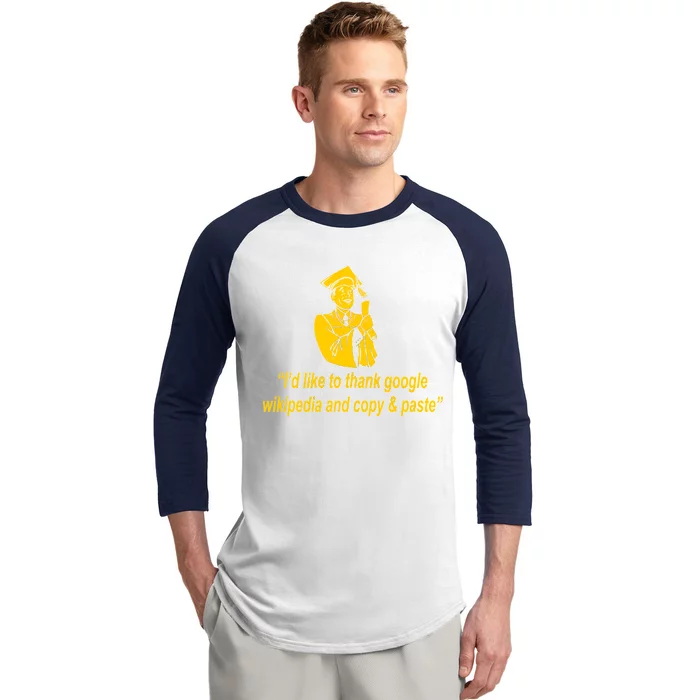 Internet Graduate Baseball Sleeve Shirt