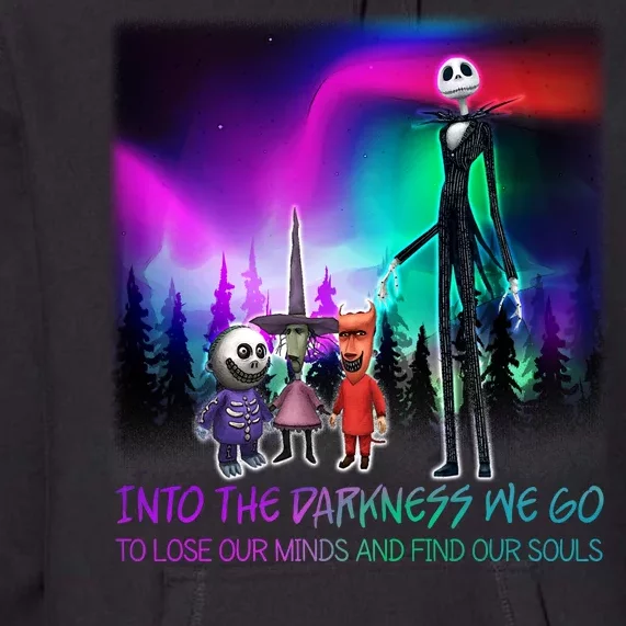 Into The Darkness We Go Premium Hoodie