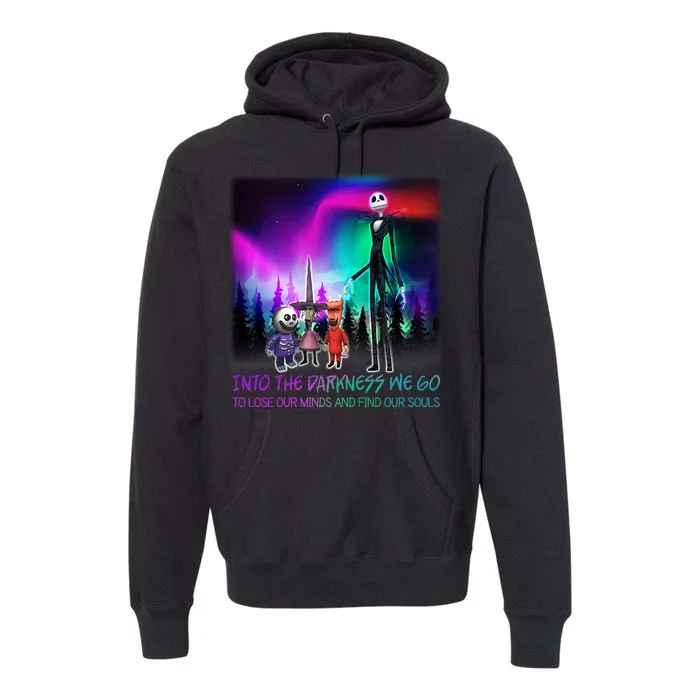 Into The Darkness We Go Premium Hoodie