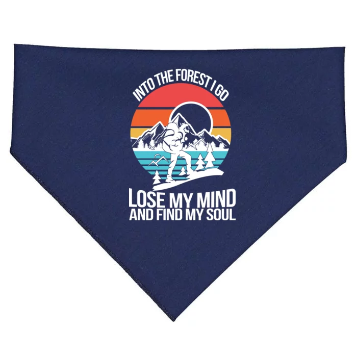 Into The Forest I Go USA-Made Doggie Bandana