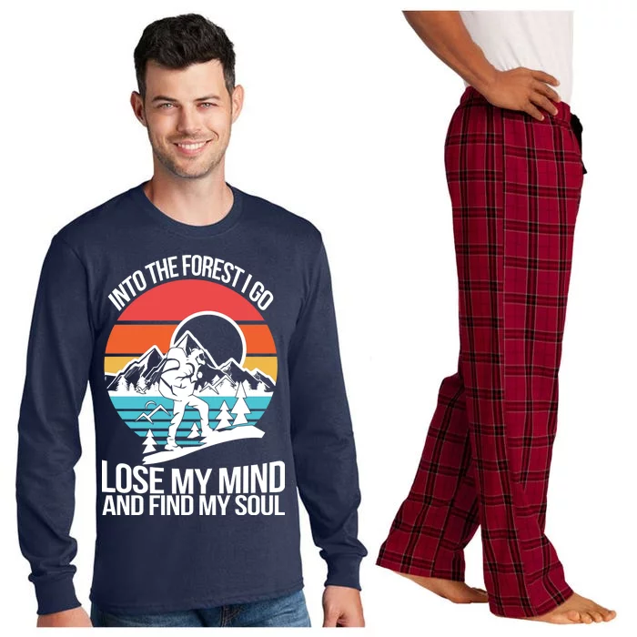 Into The Forest I Go Long Sleeve Pajama Set