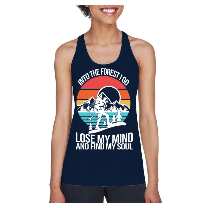 Into The Forest I Go Women's Racerback Tank