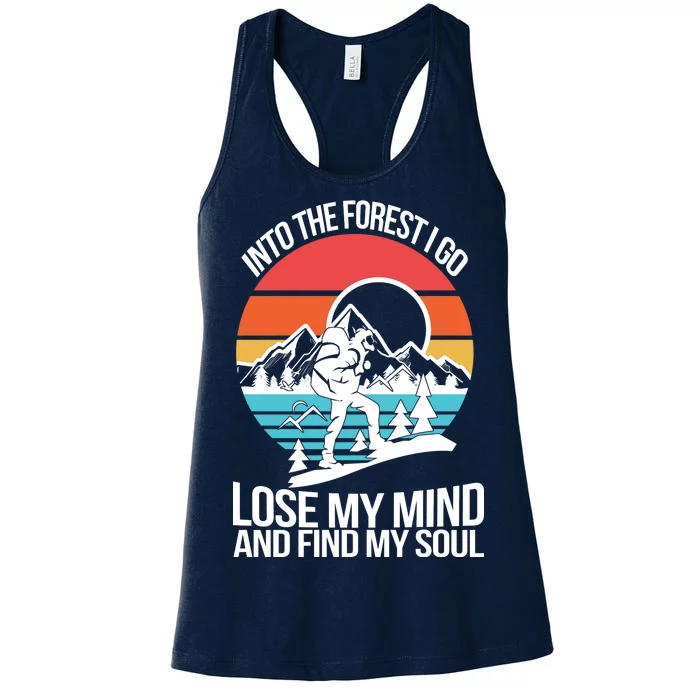 Into The Forest I Go Women's Racerback Tank