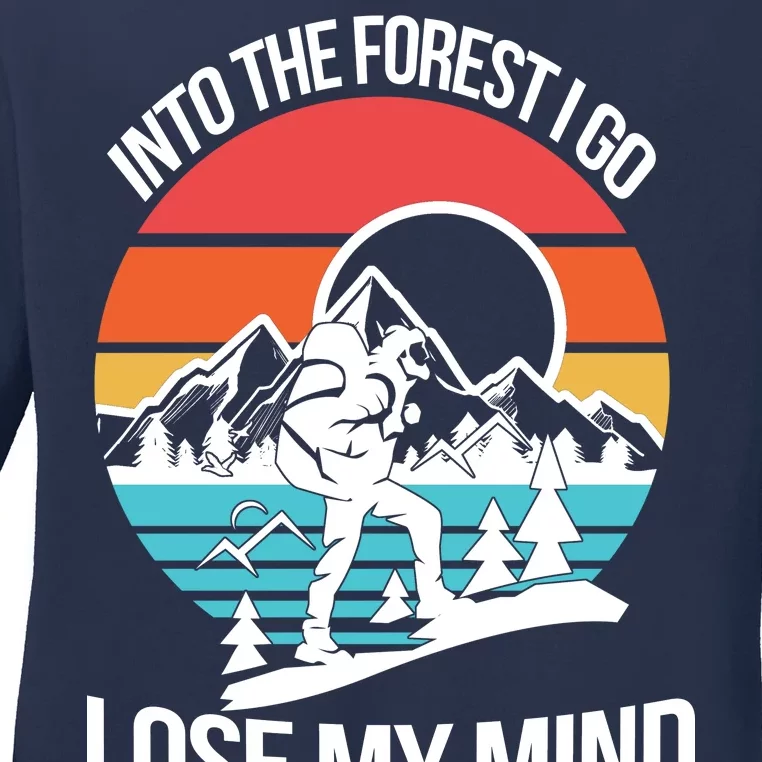 Into The Forest I Go Ladies Long Sleeve Shirt