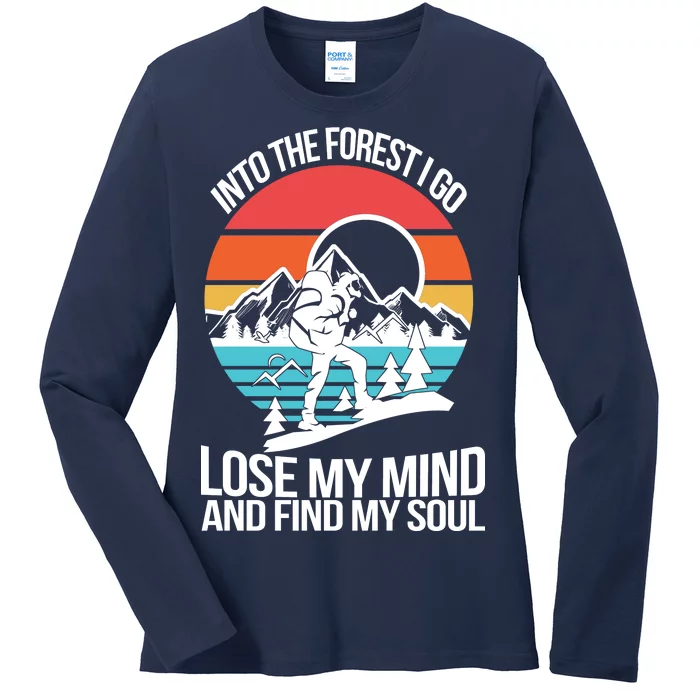 Into The Forest I Go Ladies Long Sleeve Shirt