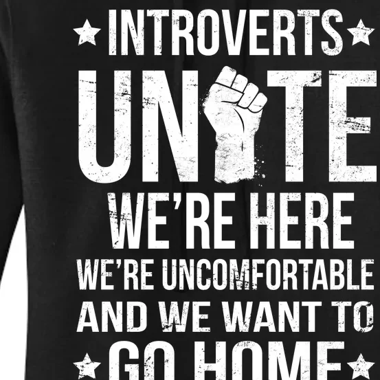 Introverts Unite Women's Pullover Hoodie