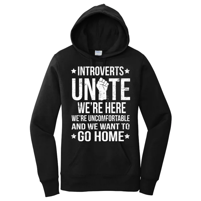 Introverts Unite Women's Pullover Hoodie