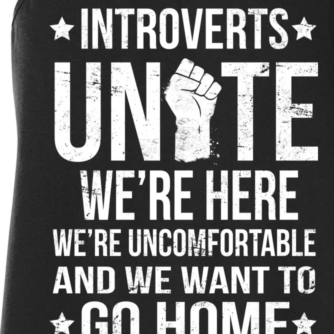 Introverts Unite Women's Racerback Tank