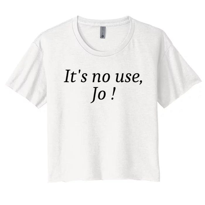 Its No Use Jo Women's Crop Top Tee