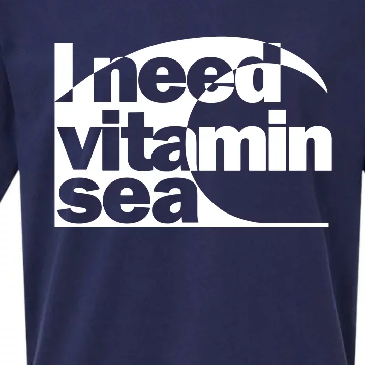 I Need Vitamin Sea Funny Sueded Cloud Jersey T-Shirt