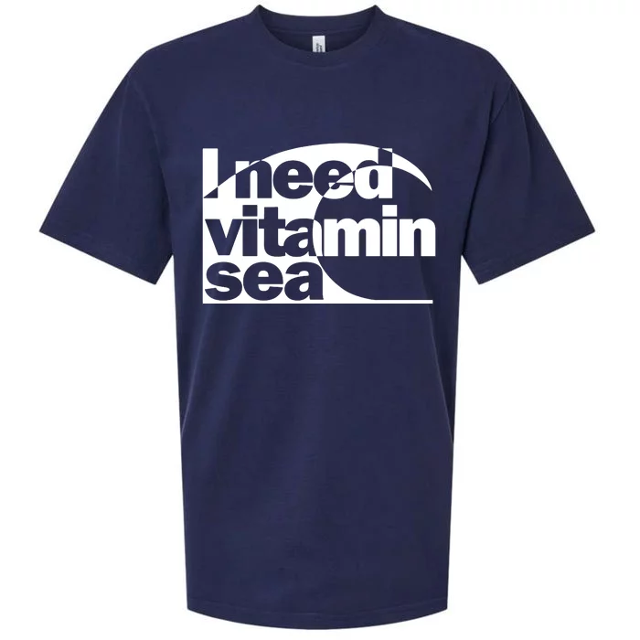 I Need Vitamin Sea Funny Sueded Cloud Jersey T-Shirt