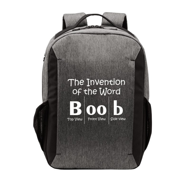 Invention Of The Word Boob Vector Backpack
