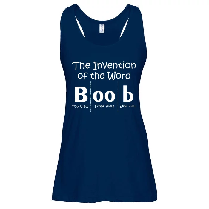 Invention Of The Word Boob Ladies Essential Flowy Tank